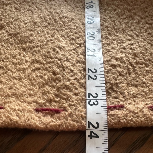 Vintage Snowman & Christmas Tree Sherpa Fleece Jacket Large/Extra Large - Picture 16 of 17